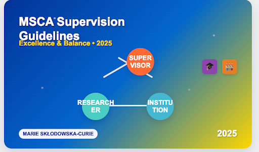 MSCA supervision guide analysis 2025